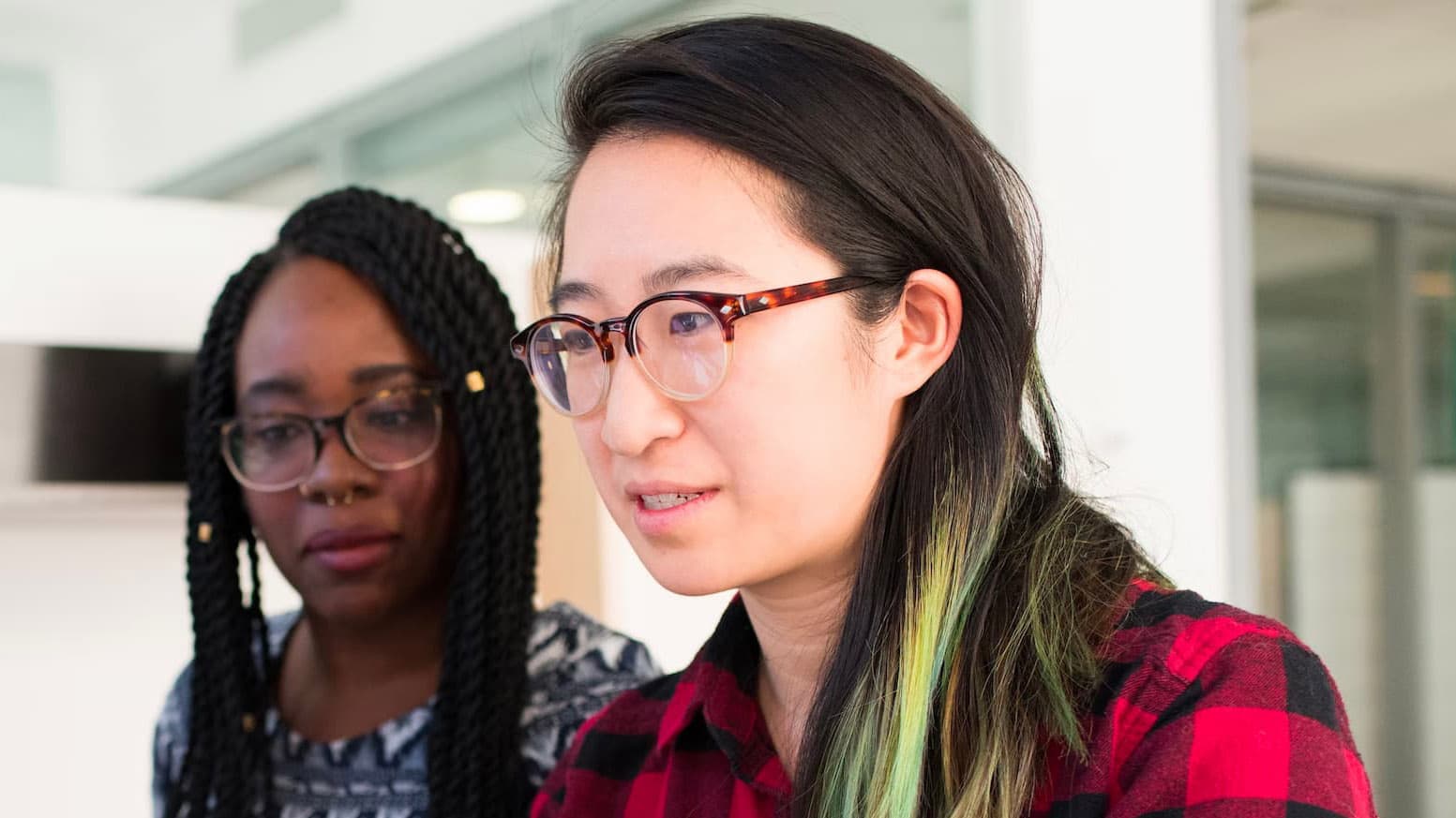 hassi32 at work with a colleague